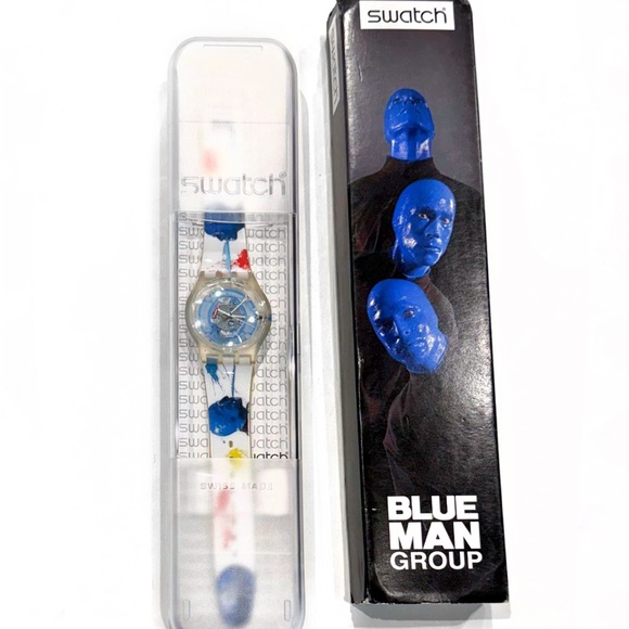 Swatch Blue Man Group Colorful Watch